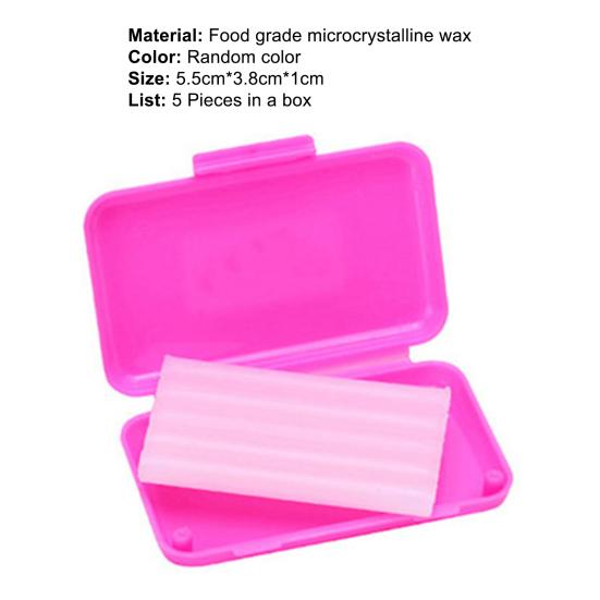 Yousheng 1Box Braces Wax Fruit Scent Sticky Enough Oral Care Braces Aligners Use Dental Wax for Home