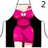 5 Types Fashion Sexy Waterproof Apron Bar Cafe Kitchen Cooking Apron Household