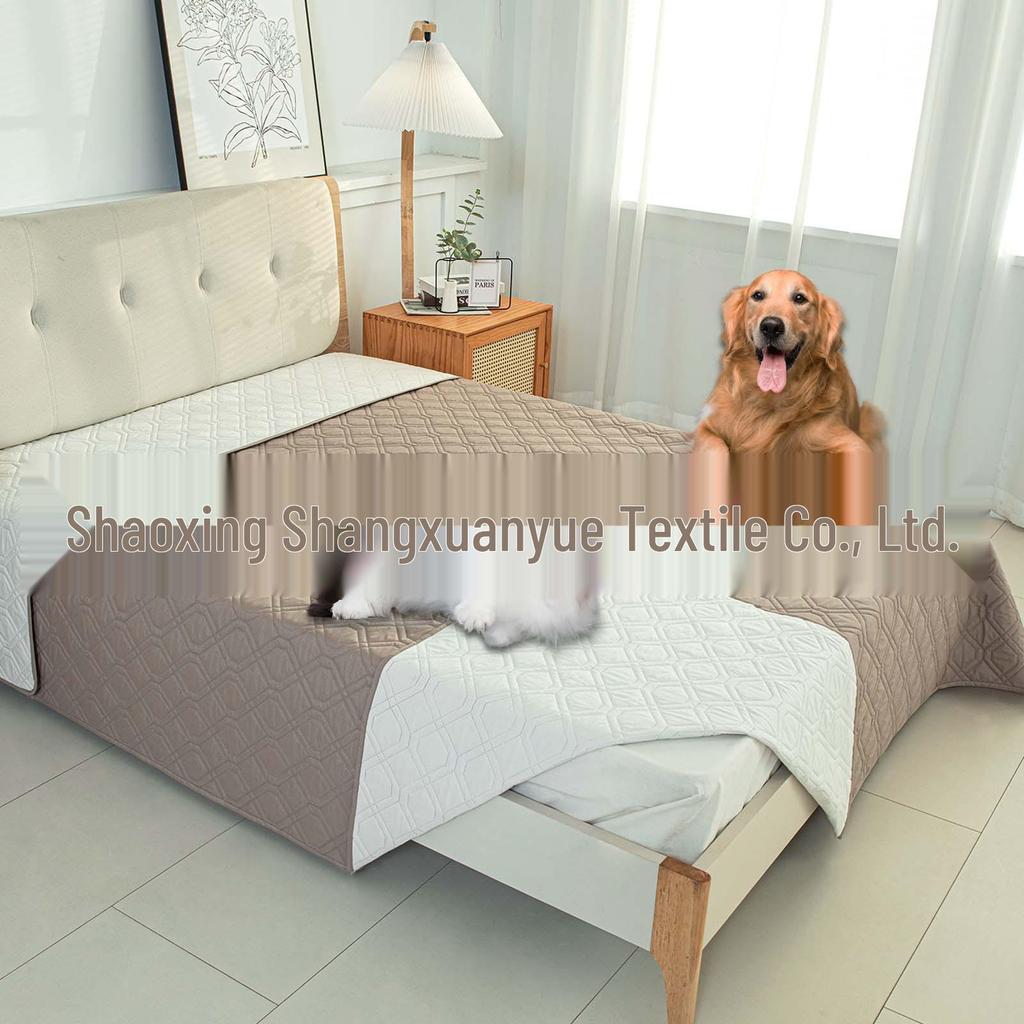 Color Block Waterproof Pet Sofa Bed - Universal Cushion Pad for All Seasons