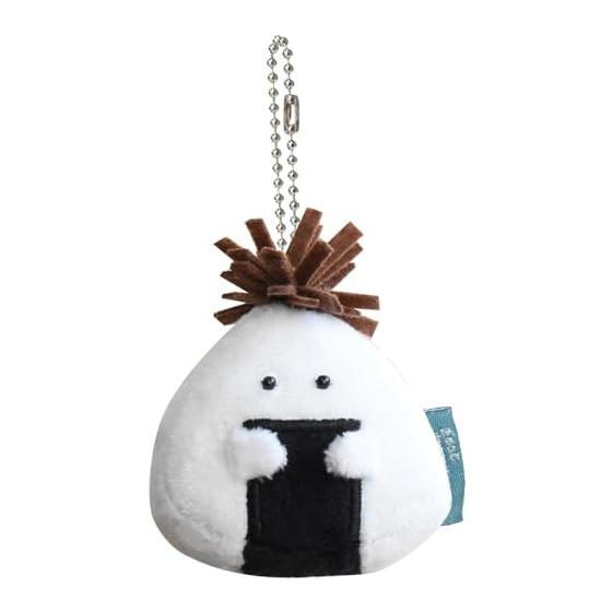 Ippinsha Gyutto Onigiri-san Konbu Onigiri-san Mascot Plush Mini Chain Gift 47116