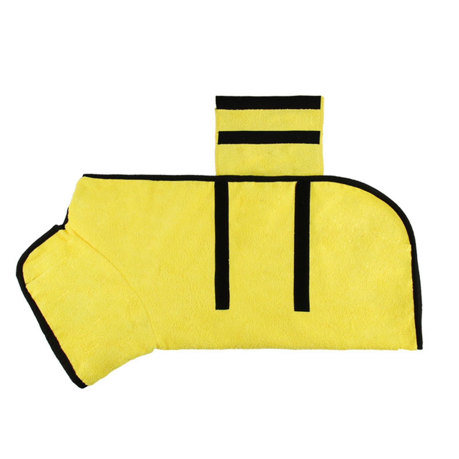 

Банное полотенце для собак Халат для домашних собак Полотенце для собак Супер впитывающее быстросохнущее мягкое регулируемое полотенце для ванной Халат для больших, средних и маленьких собак XL