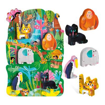 HEADU | Wooden Puzzle | Montessori Jungle