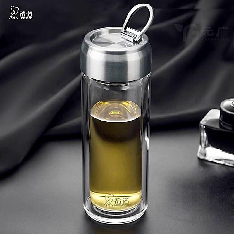 Sino Double-Wall Glass Tea Tumbler