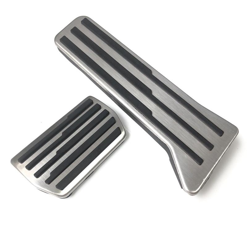 

For Polestar 4 2024 Accelerator Pedal Brake Non-slip Mat Cover Wear-Resistant Car High-End Interior Styling Accessories Stainless Steel