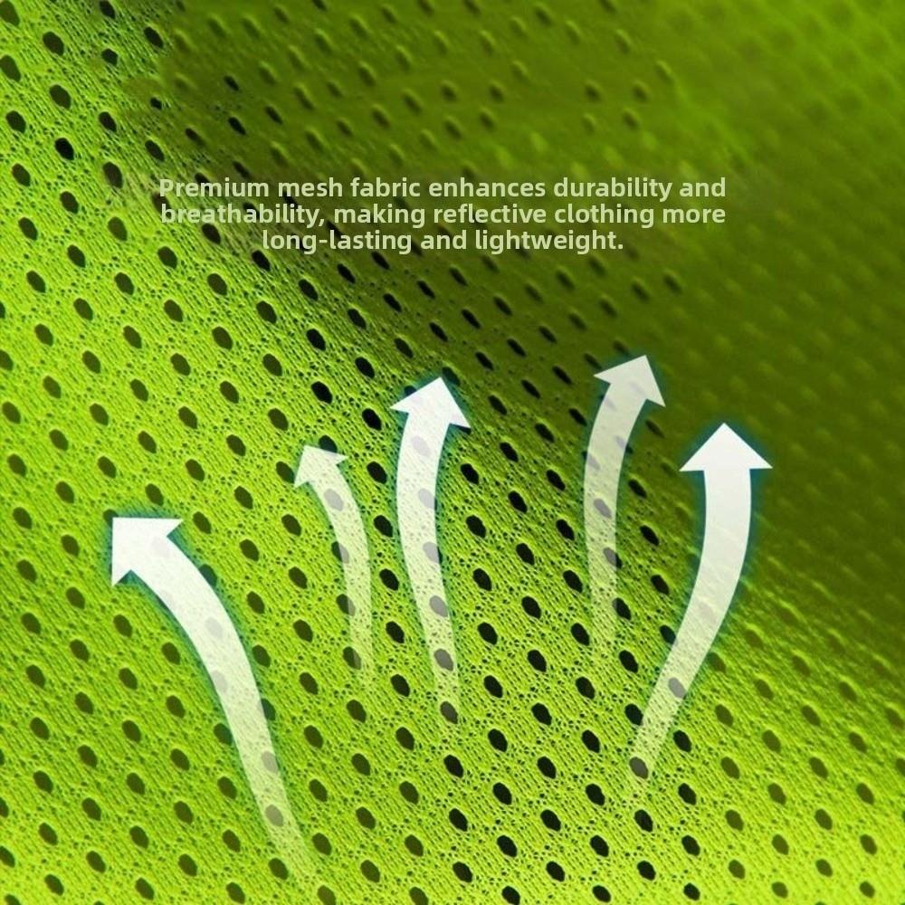 Warning Outdoor Safety Clothing High Visibility Construction Clothes Reflective Vest Cycling