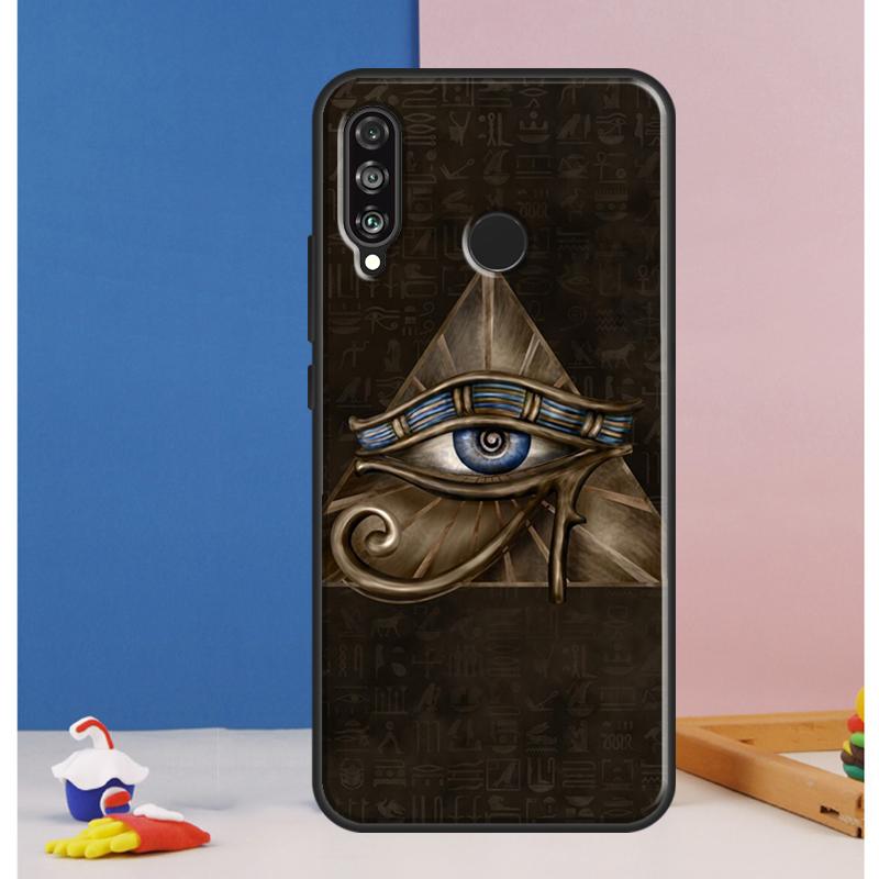Egyptian Eye of Horus Art Case For Huawei Nova Y73 Y72 Y70 Y90 Y60 Y61 Y91 12s 12i 11i 8i 9 10 SE P30 P40 Lite P60 Pro