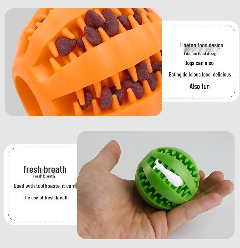 Bite-Resistant Dog Toy: Interactive Dental Cleaning and Chewing Watermelon Ball