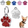 Hundemarke Personalisierte Haustier Katze Welpe ID-Marken Kostenlos Graviert Kundenspezifische Hundehalsband Halskette Verlustsichere Namens-Adressanhänger Knochenanhänger