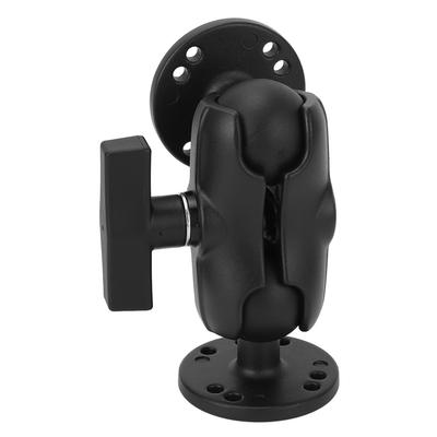 Suporte para Caminhão com Braço de Soquete Duplo de Alta Resistência com Adaptadores de Bola Tamanho C de 1,5 Polegadas Montagem de Bola Dupla com 2 Placas Redondas