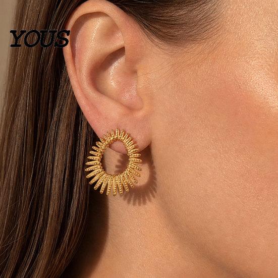 High-quality Craftsmanship Earrings 1 Pair Teardrop for Women, Chunky Stud Earrings, Special Occasion Gift Lightweight Drop Earring Jewelry