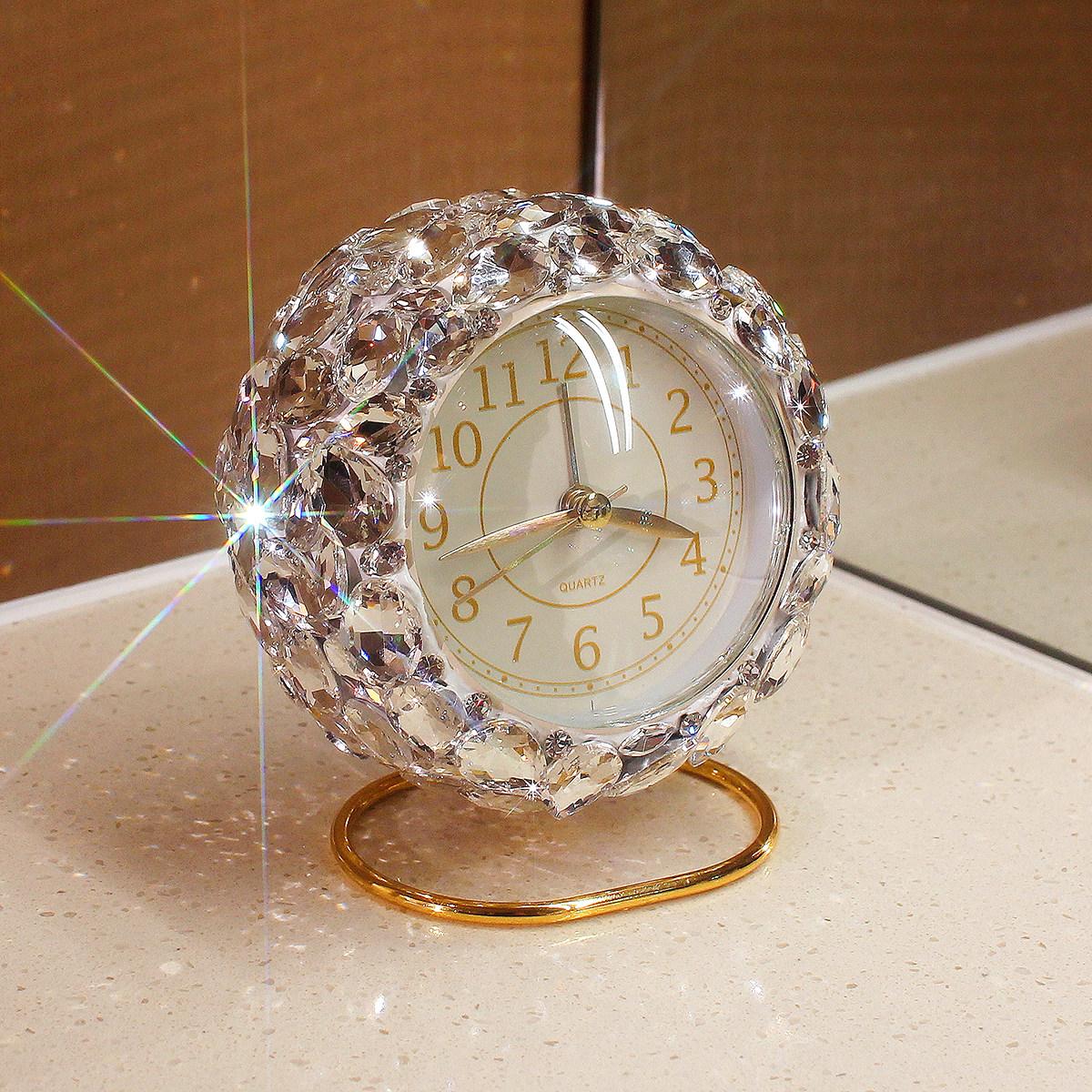 Light Luxury Diamond Alarm Clock Wake-up