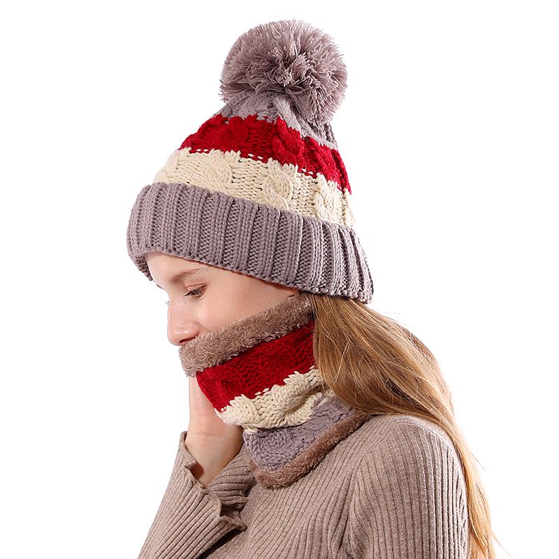 Sagiwo Soft Warm Women Winter Knitted Beanie Hat with Fur Pompom Gold Metallic Wool Thick Fur Hats Cap for Girls Sagiwo Soft Warm Women Winter Knitted Beanie Hat with Fur Pompom Gold Metallic Wool Thick Fur Hats Cap for Girls