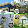 50/100Set Hohe Härte Gewächshaus Muttern Schrauben Kit Aluminium Garten Zubehör