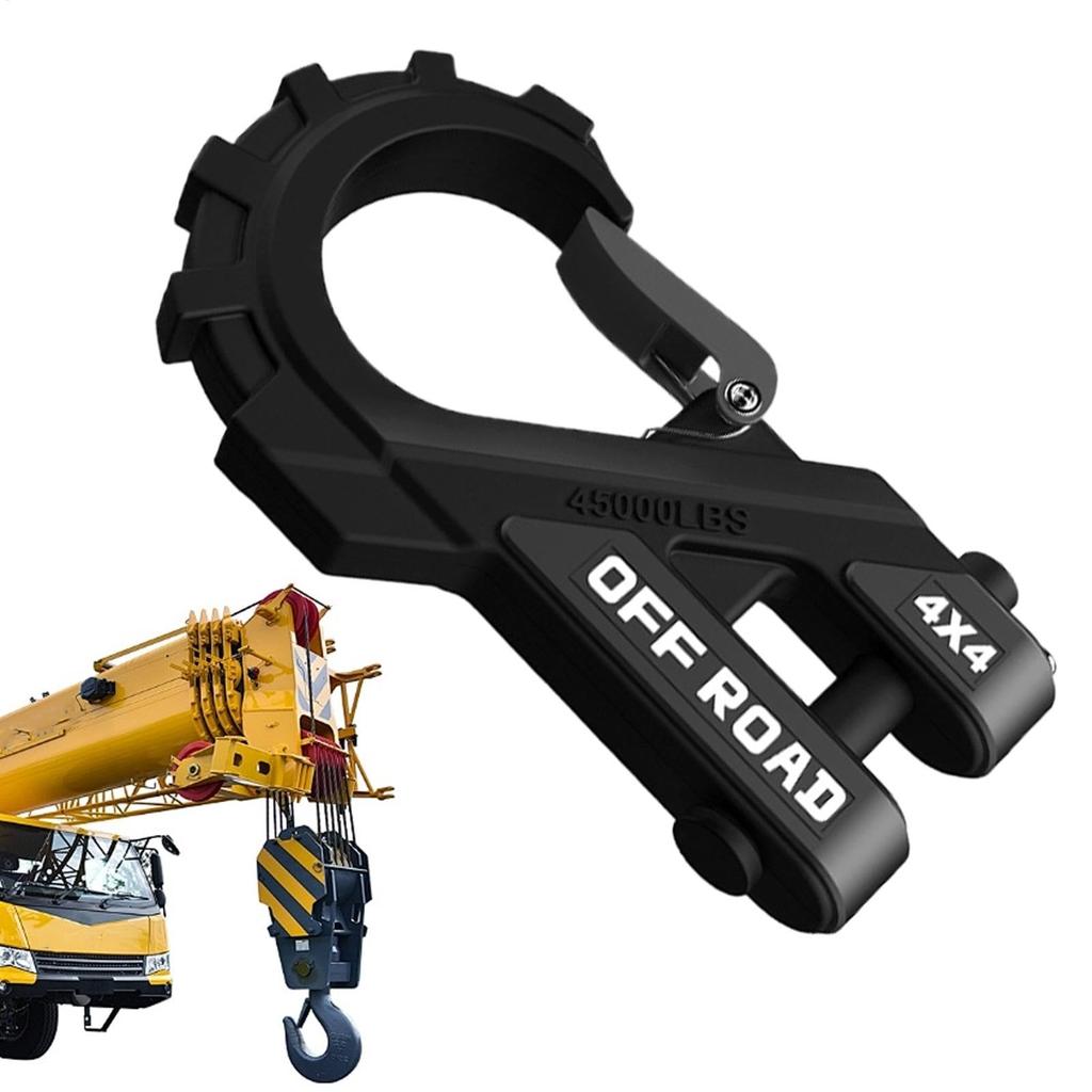 Safety Chain Hook, ATV Winch Hook, Steel Auto Tow Hook Tow Cluster Hook |