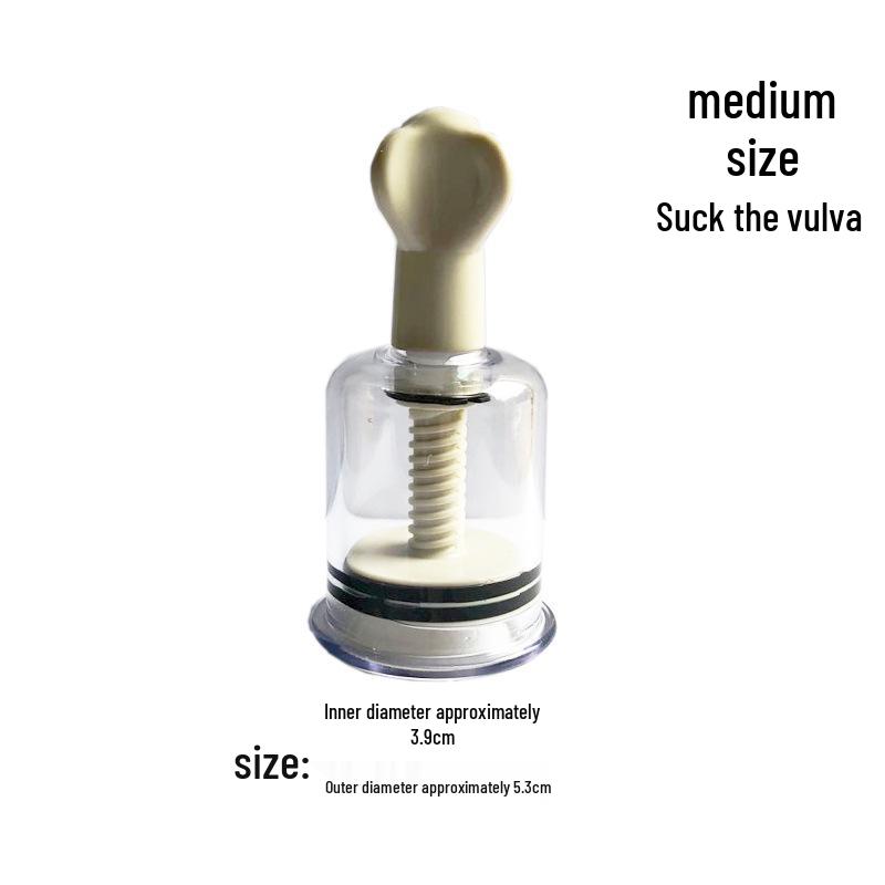 Women's Nipple Suction Cup Massager & Clamp - Vacuum Suction Training & BDSM Flirting Toy
