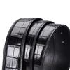 Alligator Leather Belt Does Not Take The Lead, Smooth Buckle Belt Body Does Not Buckle, Headless Men'S Belt Strip, High-End Leather