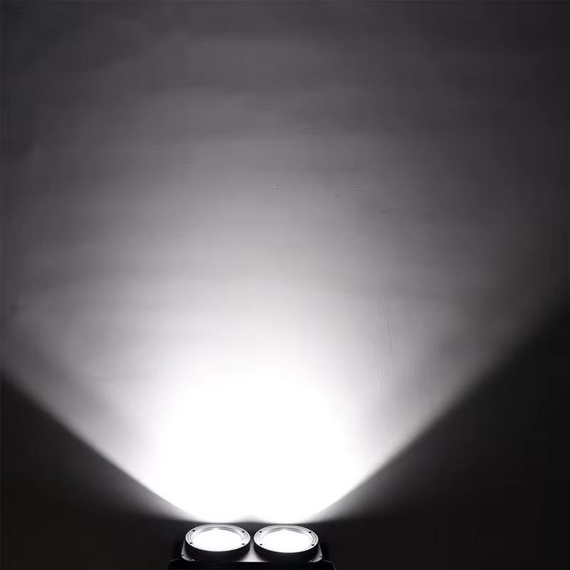 2x100W COB LED blinder światło Zimna biel i Ciepła biel scena show dj wesele klub bar impreza światło dmx Oświetlenie sceniczne wydarzenie show
