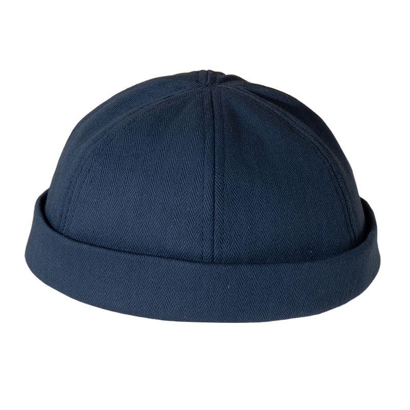 Vintage Men's Summer Cotton Brimless Skullies Cap Street Portable Docker Hats Multipurpose Beanie Hat Hip Hop Hats Japanese INS