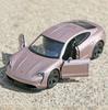 1/36 Alloy Diecast Porsche Taycan Sport Car Model Toy Doors Opend Pull Back Vehicle Model Car for Boys Gifts Collection