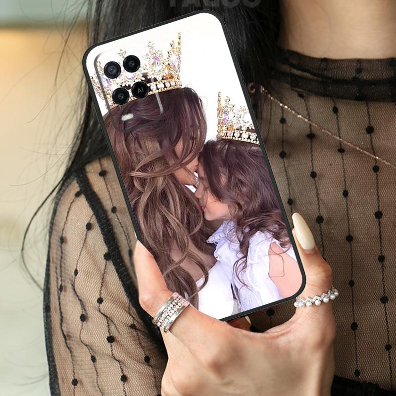 

Beautiful Mother Daughter Son Case For Oppo A74 A94 A54 A80 A60 A40 A18 A38 A58 A78 A98 A96 A76 A16 A15 A17 A57 A77 A5 Pro OPPO A77 5G