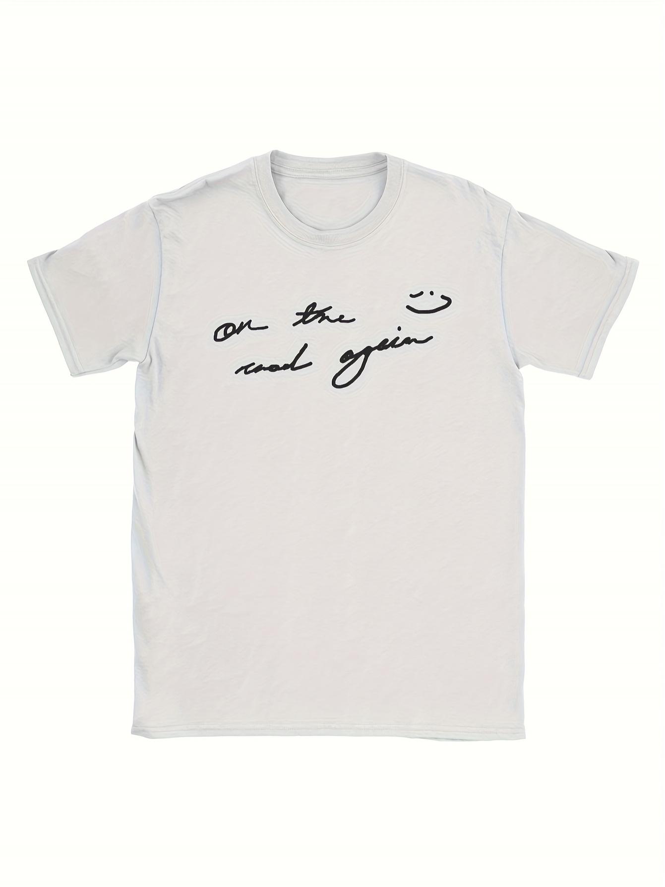 

Men s Shawn Mendes On The Road Again Tour T-Shirt - Official Concert Merch & Album Tee with Signature Song Lyrics M