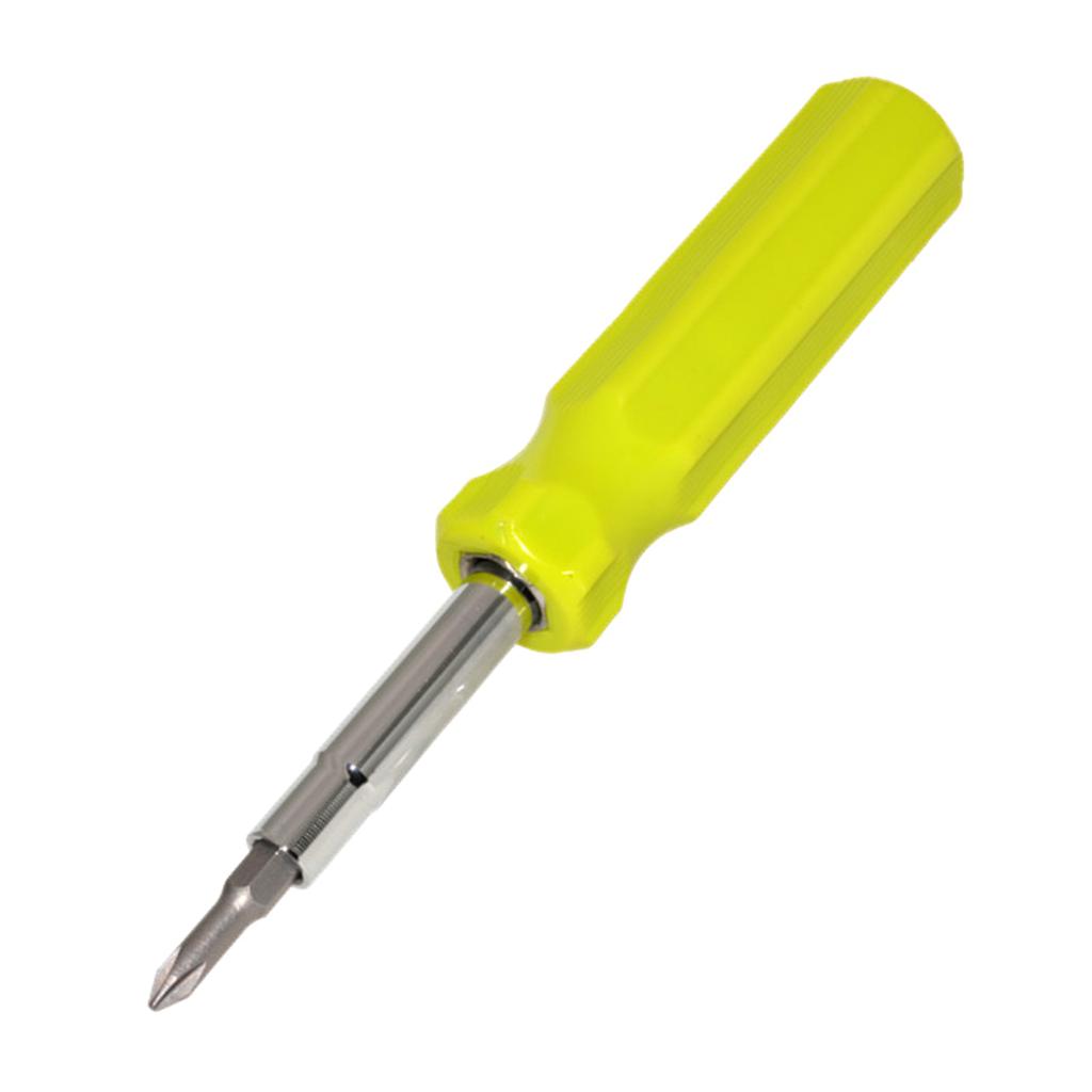6 in 1 Schraubendreher Schraubendreher Geschenk Schraubendrehersatz Multifunktionales Reparaturwerkzeug Kreuzschlitz Schlitz Manuell Schraubendrehersatz