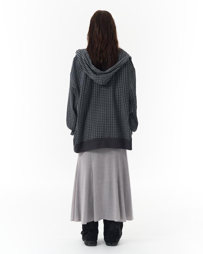 Pahisum Striped Mermaid Skirt_Light Gray