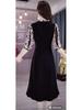 Elegant 2025 Summer Evening Dress: High-End Ice Silk Fabric for Women
