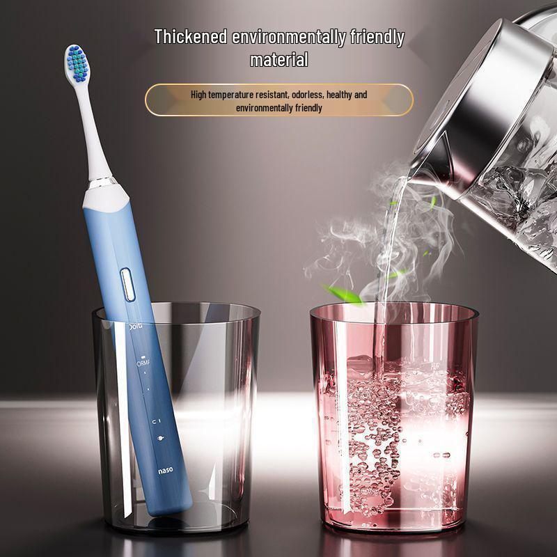 Electric Toothbrush & Mouthwash Cup Holder - No-Drill Wall-Mounted Multi-Functional Bathroom Organizer.