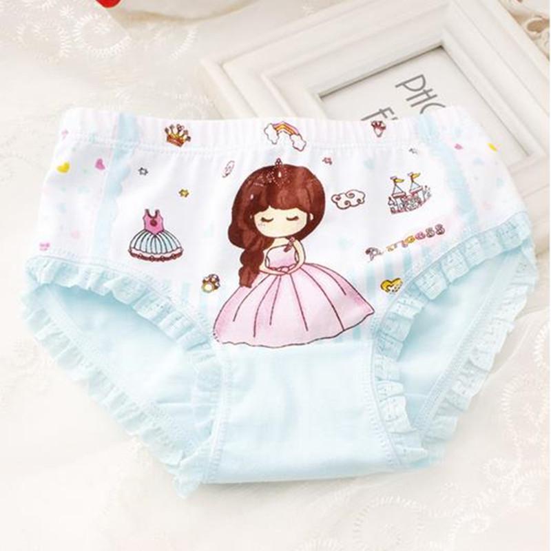 4pc Baby Cartoon Unterwäsche Mädchen Baumwolle Slips Unterhose Kinder Höschen Shorts