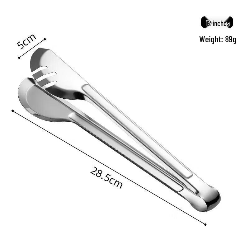 Stainless Steel Heat-Resistant Food Tongs