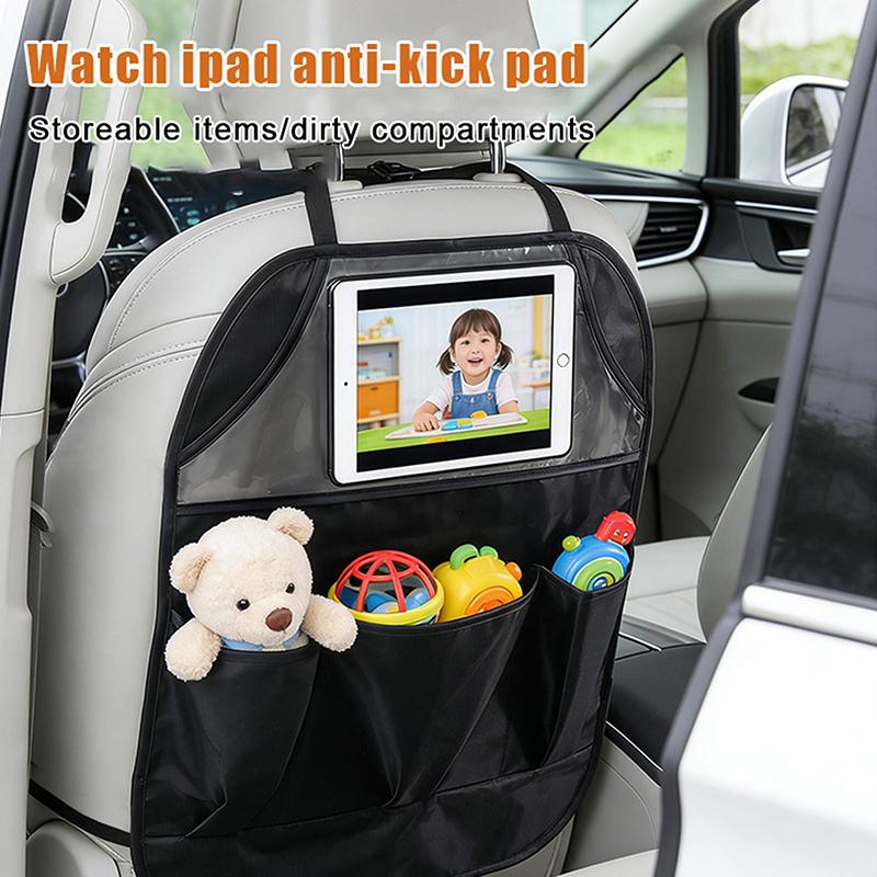 1Pcs Car Anti-Dirt Pad For Children Kids Auto Seat Back Protector Cover Universal Car Back Seat Organizer With Storage Pockets