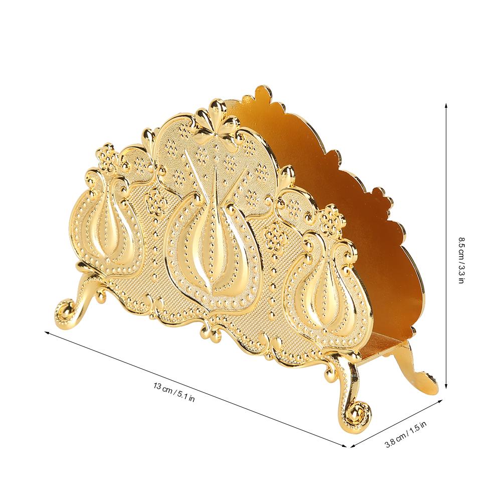 Innovative Shape Desktop Napkin Holder Stand Rack Storage Organizer for Restaurant Hotel