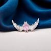 Morganite Gemstone 925 Sterling Silver Jewelry Unique Pendant 1" For Women Gift CP-33-5