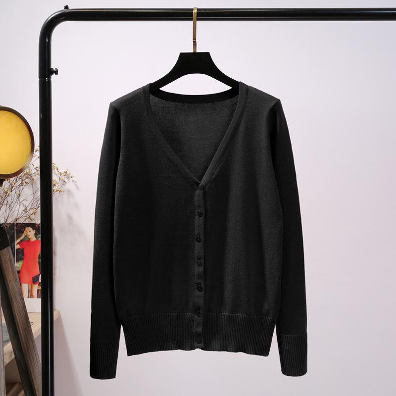 Damen Strickjacke - Leicht, Langarm, Kurzer Stil für Frühling und Herbst