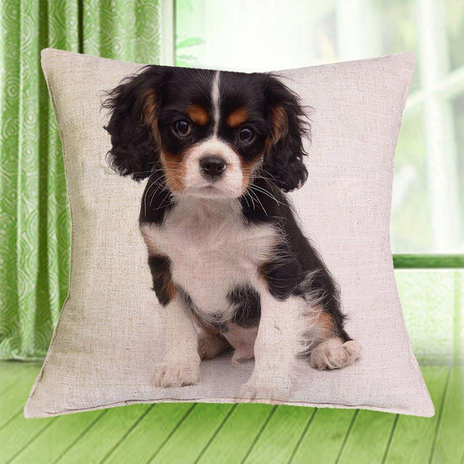 Cavalier King Charles Spaniel 45X45Cm Pillowcase Bedroom Sofa Home Decor