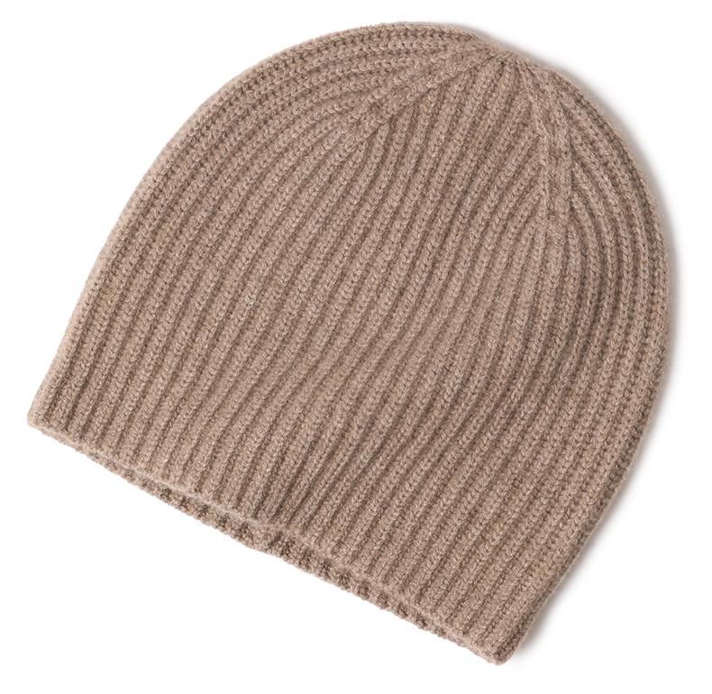 Pure Cashmere Women Winter Hats Custom Designer Logo Luxury Fashion Warm Knitted Rib Ny Beanie Caps