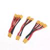 1Pcs 2/3-Way 12/14AWG Silicone Wire Male/Female Extension Y Splitter XT60 Parallel Battery Connector For Battery Charger Motor