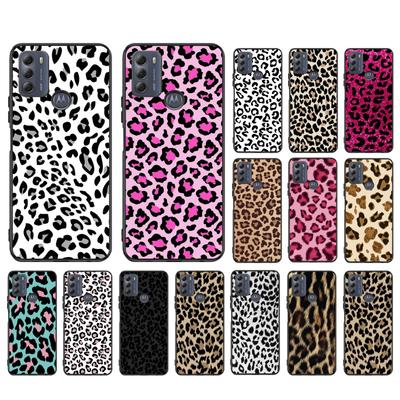 Capa de telefone leopardo para Moto Edge 50 40 Pro Edge 40 30 Ultra Neo Fusion G Power G Stylus G Play E32 E20 E40