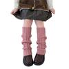 Fashion Knit Leg Warmers for Little Girls Slouchy Socks for Dress Toddler Winter Cable Knit Socks Thicken Warm Leggings