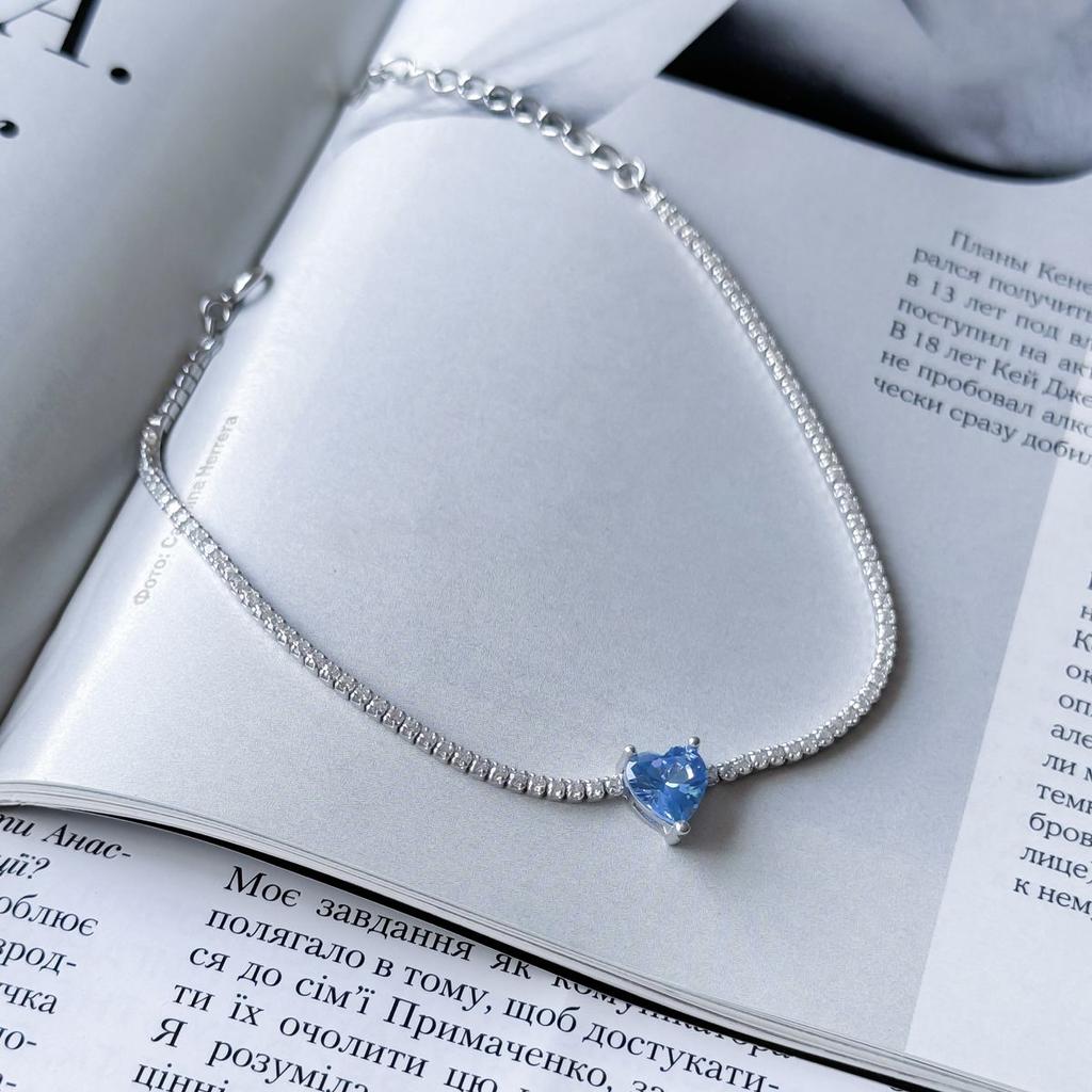 Silver Bracelet with Cubic Zirconia, Product Weight 3.41 G (60002009)