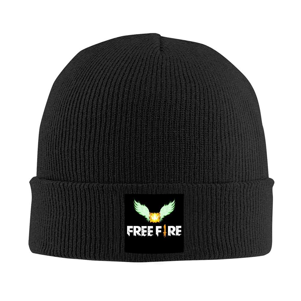 pc Free Fire Game Lover Beanie Hats Bonnet Hats Unisex Women Cute Hippie Knit Hat Spring Design Head Wrap Caps
