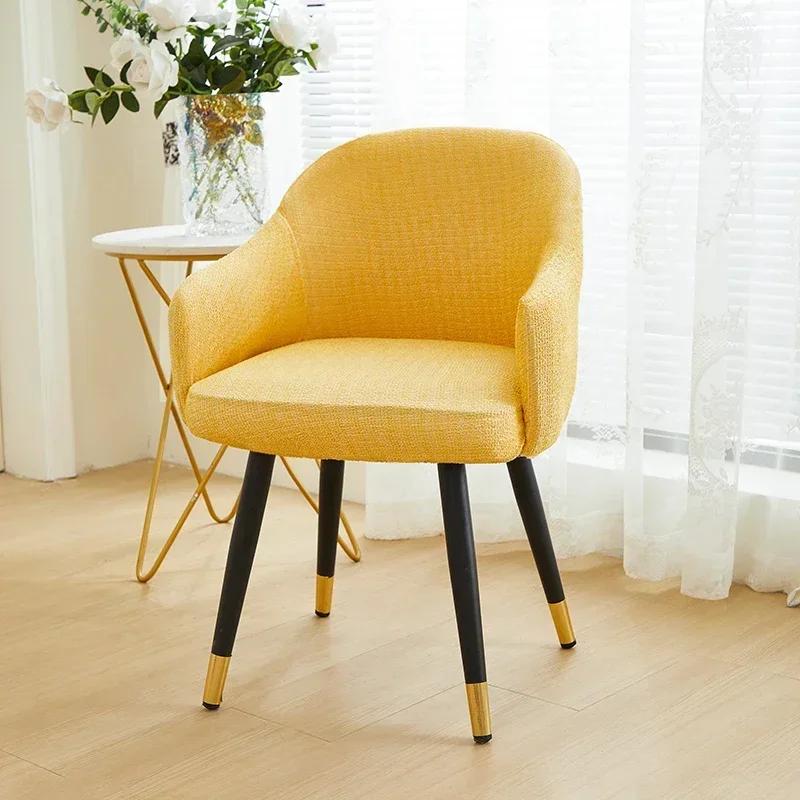 1/2/4/6pcs Chenille Fabric Chair Cover Elastic High Arm Chair Covers Seat Case Dining Room Armchair Protector for Office Wedding