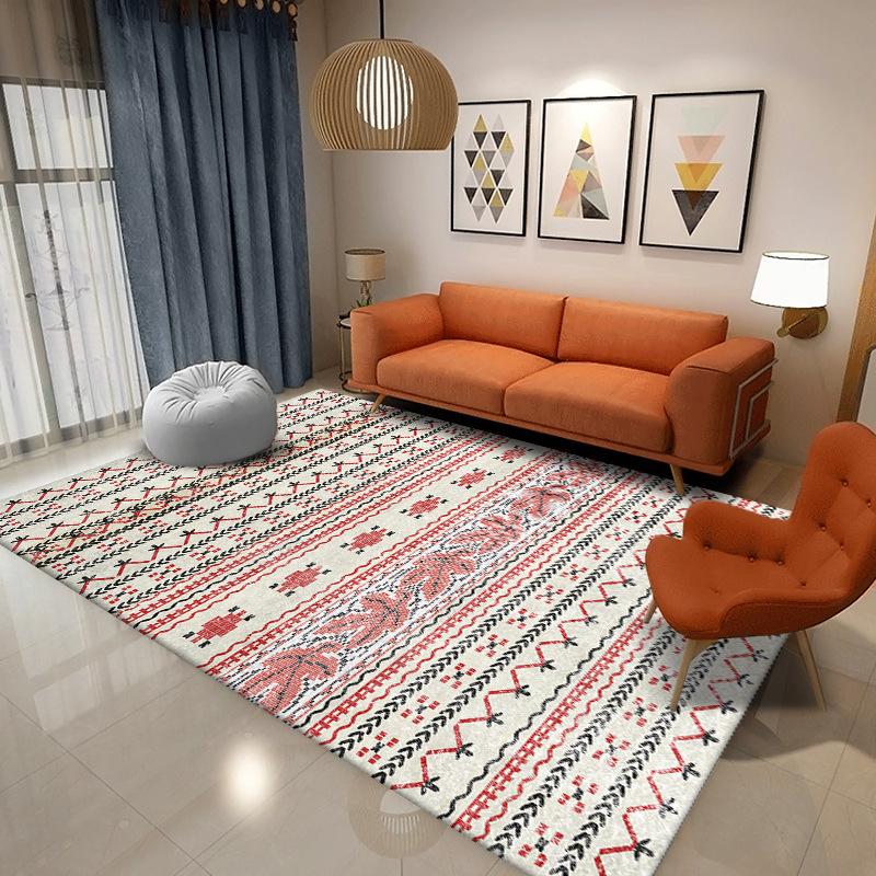 Bohemian Living Room Carpet Coffee Table Sofa Bedroom Room Bedside Carpet Home Large Area Floor Mat