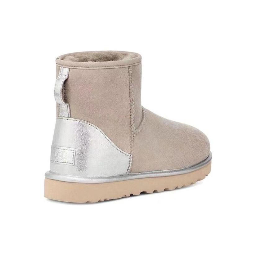 New UGG Classic Mini Shine Boots 'Goat' Women's 1120872-GOA