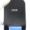 Great DIOR key ring Metal logo earphone case for AirPods Silver leather mens Used