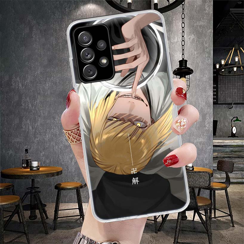 Bleach Shinji Hirako Soft Phone Case For Samsung Galaxy A13 A14 A15 A16 A17 A53 A54 A55 A56 A57 A33 A34 A35 A36 A37 A23 A24 A25