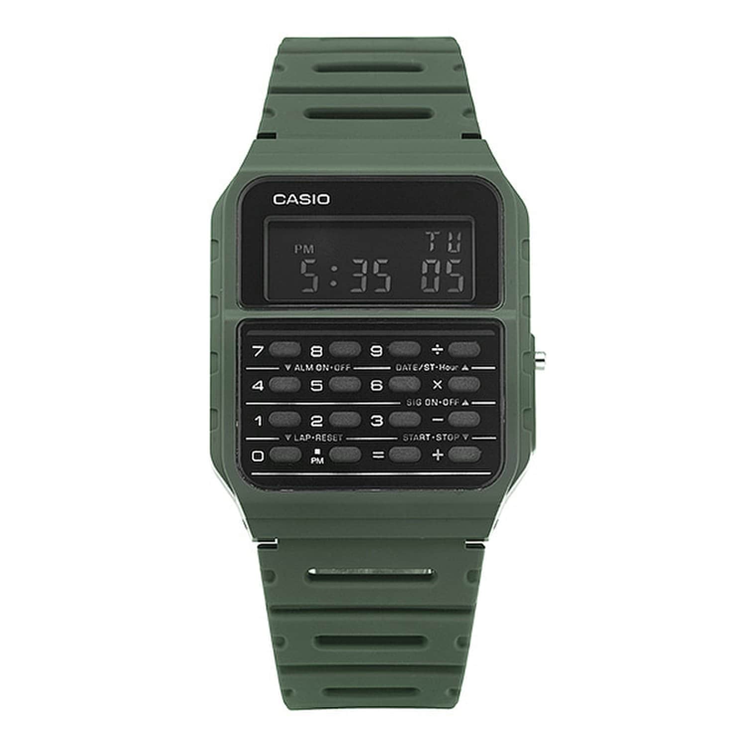 [Casio] CA-53WF-3BDF (CA-53WF-3B) Databank Цифровые Квадратные Винтажные Ретро Унисекс Часы из Смолы