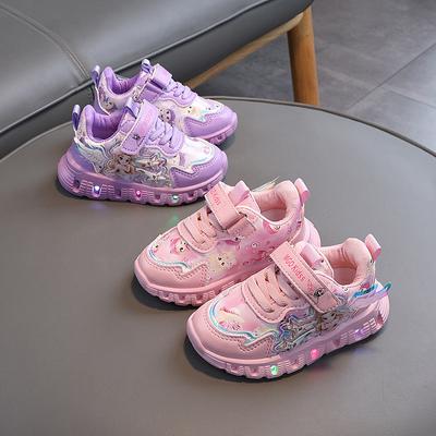 Sneakers alla moda da ragazza Trendy Versatile Sneaker da bambino Comfort Scarpe da bambina Cartone animato Semplice Principessa Scarpa casual Zapatillas