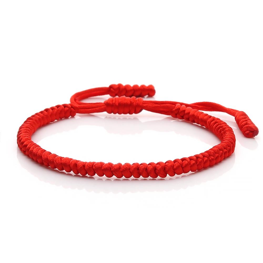 Multicolor Rope Lucky knots Bracelets Women Men Charm Woven Handmade Bangles Braided Adjustable Size Buddhism Jewelry Pulseras